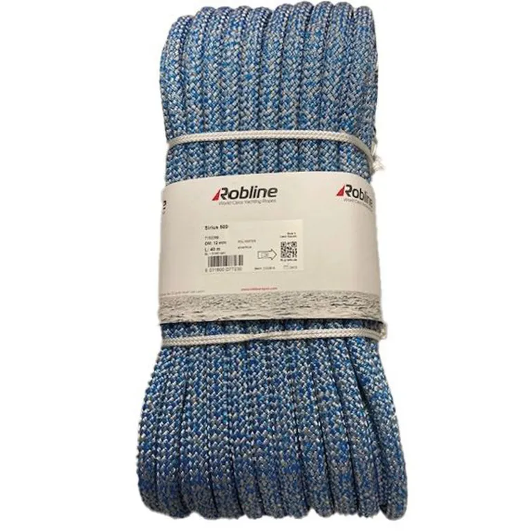 Robline Sirius 500 Fall m/sjakkel Blå/Sølv 12mm 40m