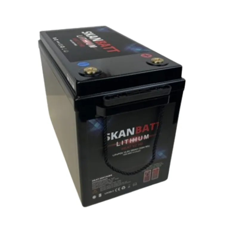 Skanbatt V2 Lithium Heat 12V 280Ah LiFePO4-batteri, 150A BMS