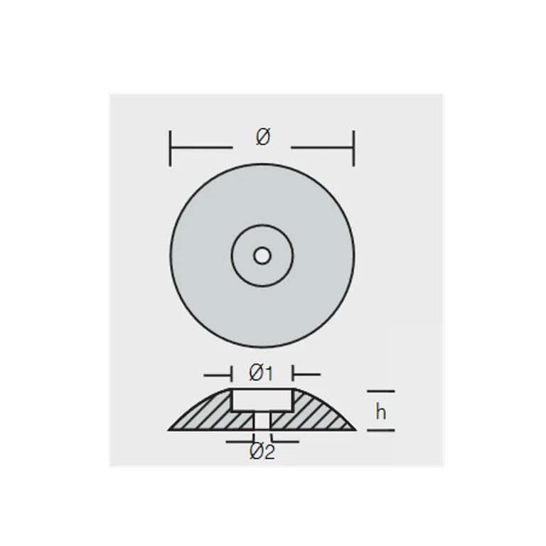 Nautical Anodes Roranode Ø50mm 0,08kg