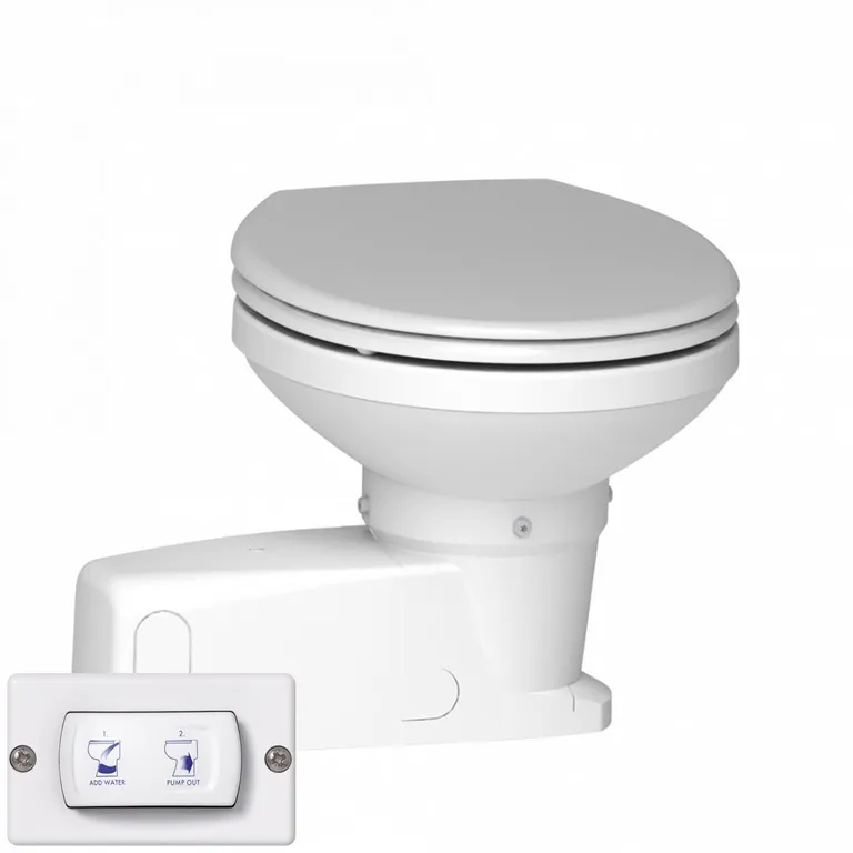 Sanimarin Maxlite+S elektrisk båttoalett 12V for ferskvann