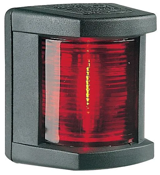 Hella babord lanterne modell 3562 med sort hus, 1 nm