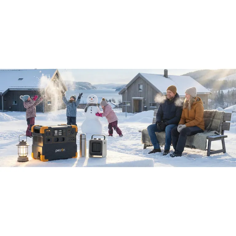 Pecron E2400LFP Strømstasjon 2048Wh 2400W