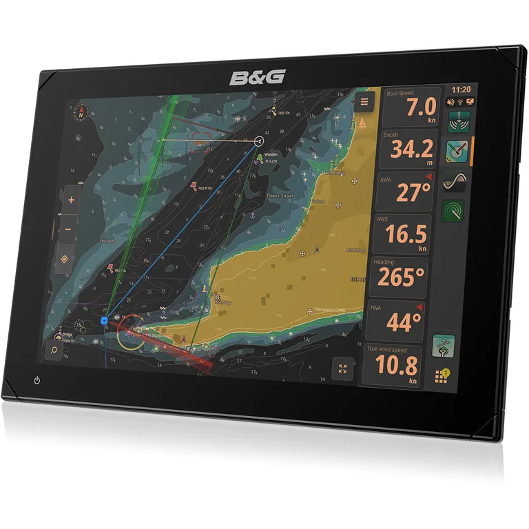 B&G Zeus S 12" kartplotter m/seilfunksjoner og ekkolodd