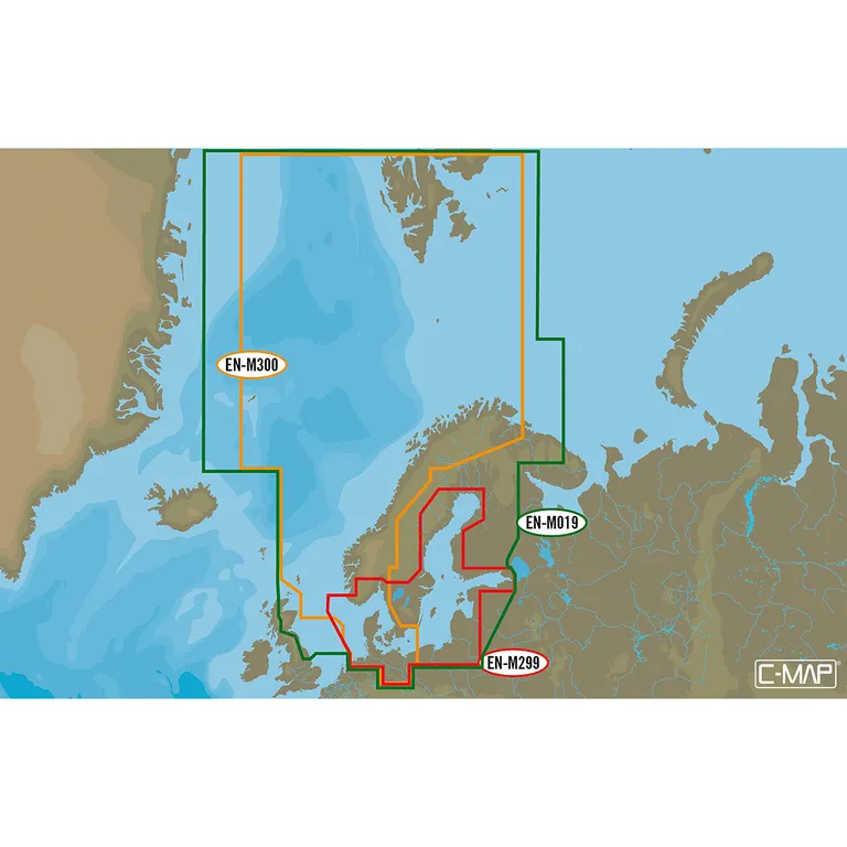 C-MAP MAX elektroniske sjøkart SD brikke