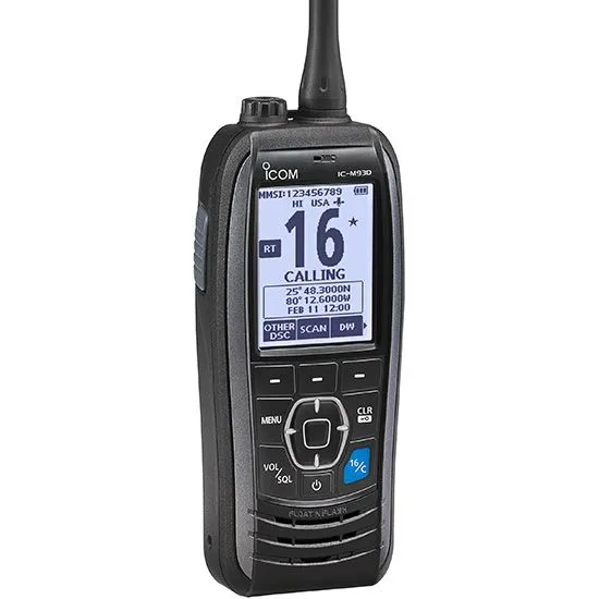 ICOM IC-M93D håndholdt VHF med GPS og DSC