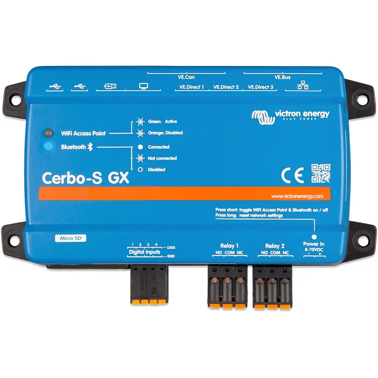 Victron Cerbo-S GX Multibox systemovervåkning