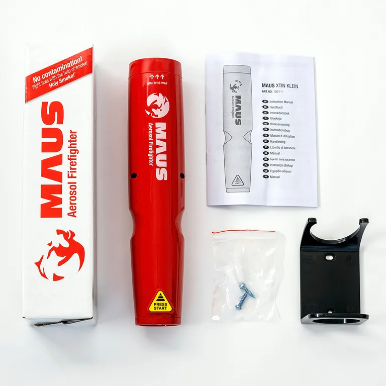 Maus Xtin Klein aerosol slukkehjelpemiddel