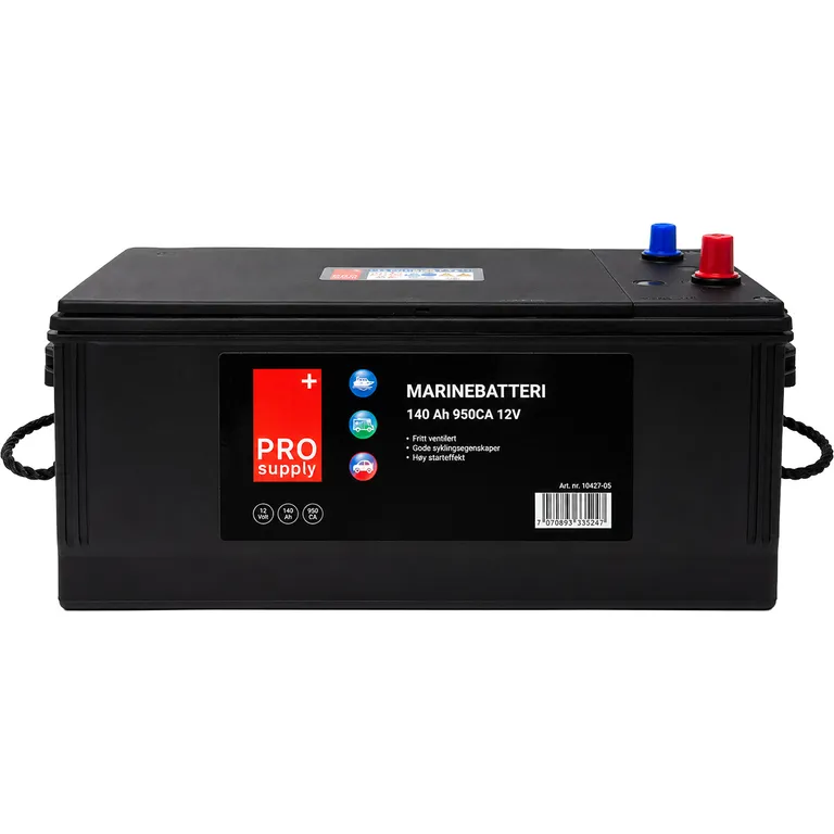 ProSupply marinebatteri 12V 140Ah 770CCA