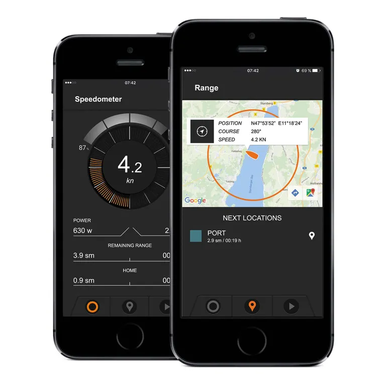Torqeedo TorqTrac, Bluetooth adapter for smarttelefon app